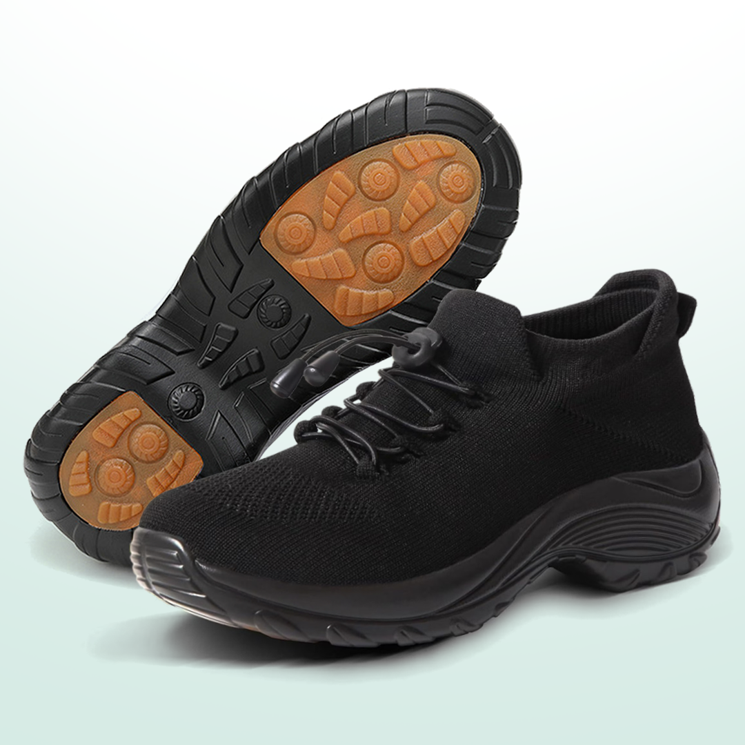 Ambulo Ergonomische Schuhe mit Dämpfung - Schwarz – OfreiSchuhe