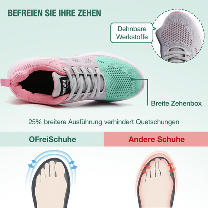 Friedensfuß Orthopädische Schuhe - Rosa Grau