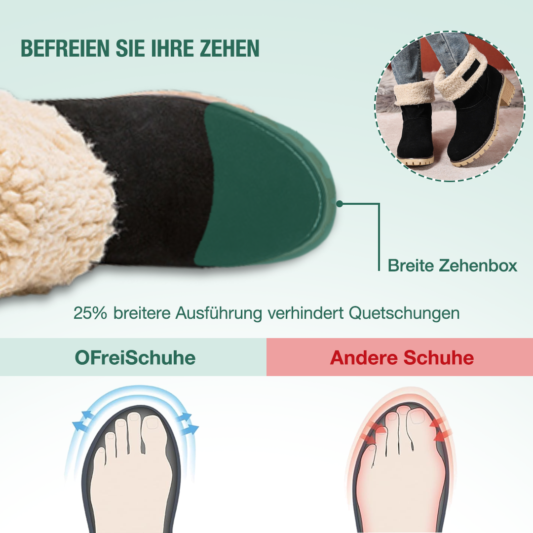 Almira Winter Stiefelette mit Absatz & 2in1 Design
