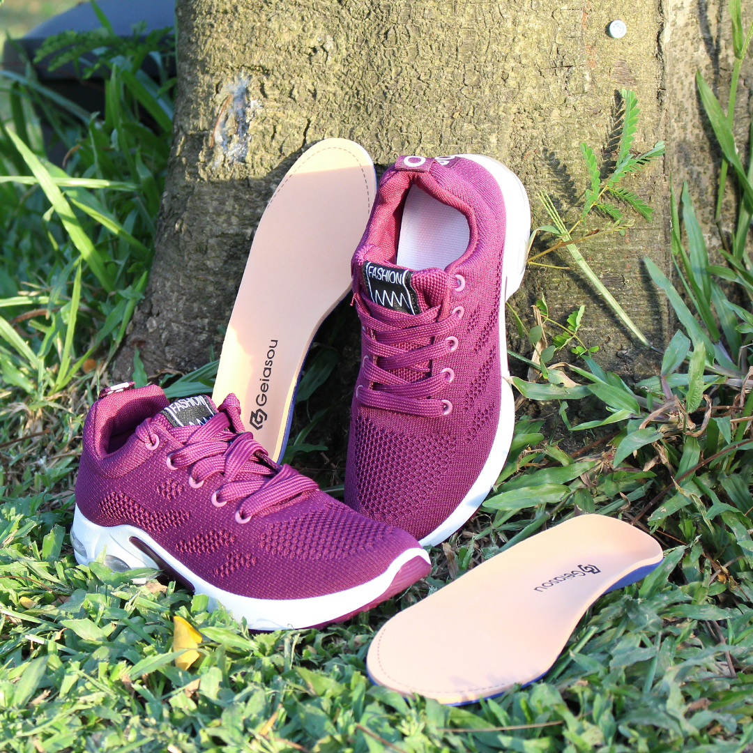 Geiasou Ergonomisch Orthopädische Einlegesohlen für Alle Schuhe