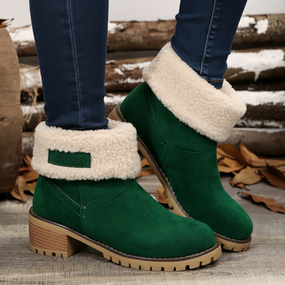 Almira Winter Stiefelette mit Absatz & 2in1 Design