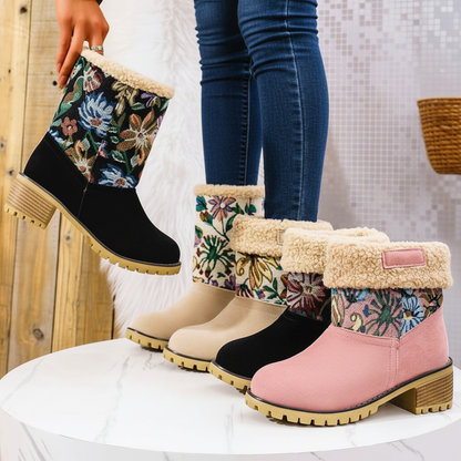 Almira Winter Stiefelette mit Absatz & 2in1 Design