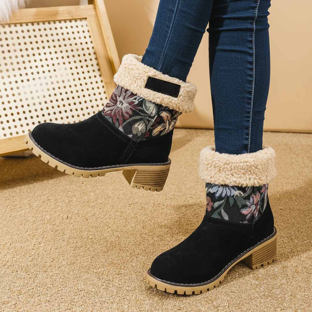 Almira Winter Stiefelette mit Absatz & 2in1 Design