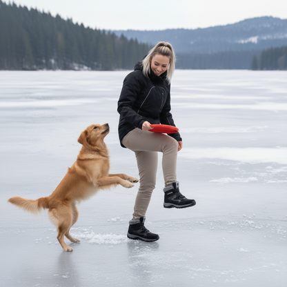 Solvema Orthopädische Winterschuhe - Schwarz