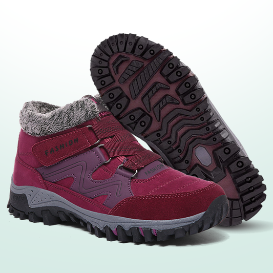 Solvema Orthopädische Winterschuhe - Rot