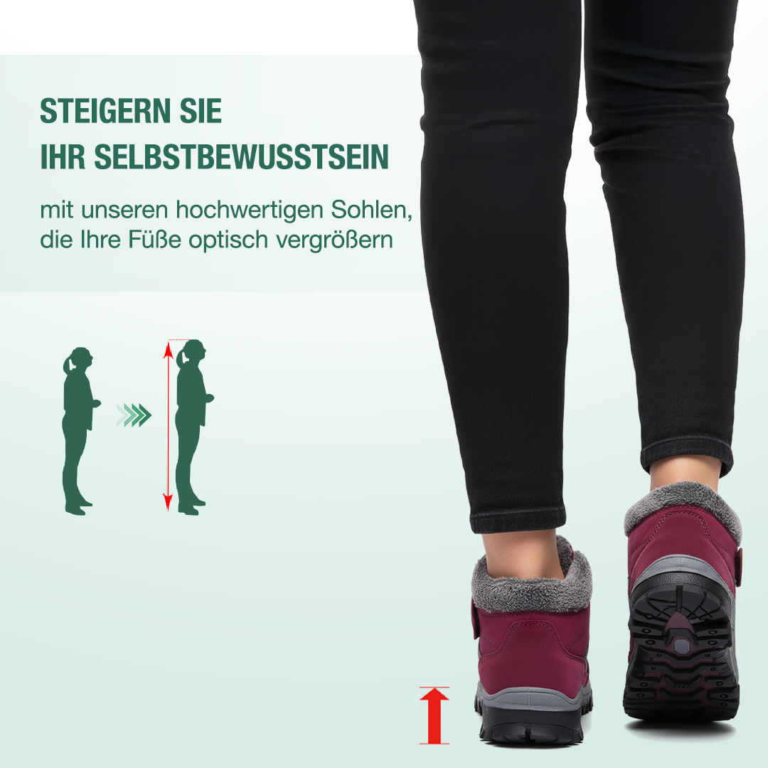 Solvema Orthopädische Winterschuhe - Rot