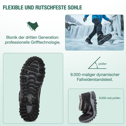 Solvema Orthopädische Winterschuhe - Schwarz