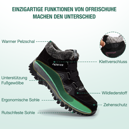 Solvema Orthopädische Winterschuhe - Schwarz