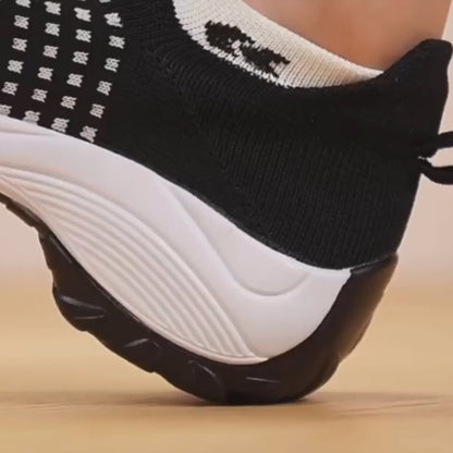 Ambulo Ortho Ergonomische Schuhe mit Dämpfung - Alles Schwarz