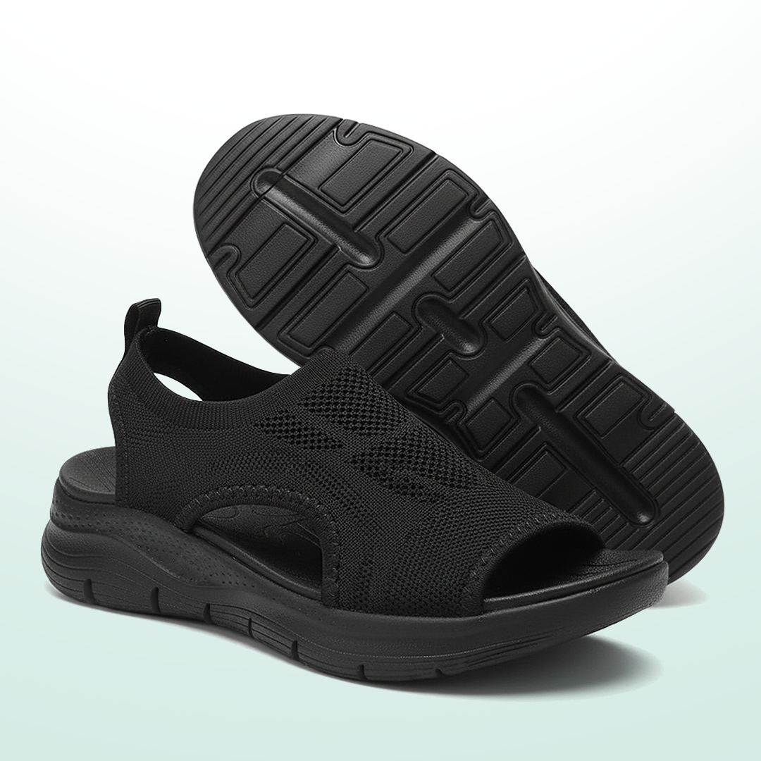 Sanavita Orthopädische Sandalen - Schwarz