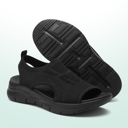 Sanavita Orthopädische Sandalen - Schwarz