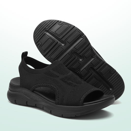 Sanavita Orthopädische Sandalen - Schwarz
