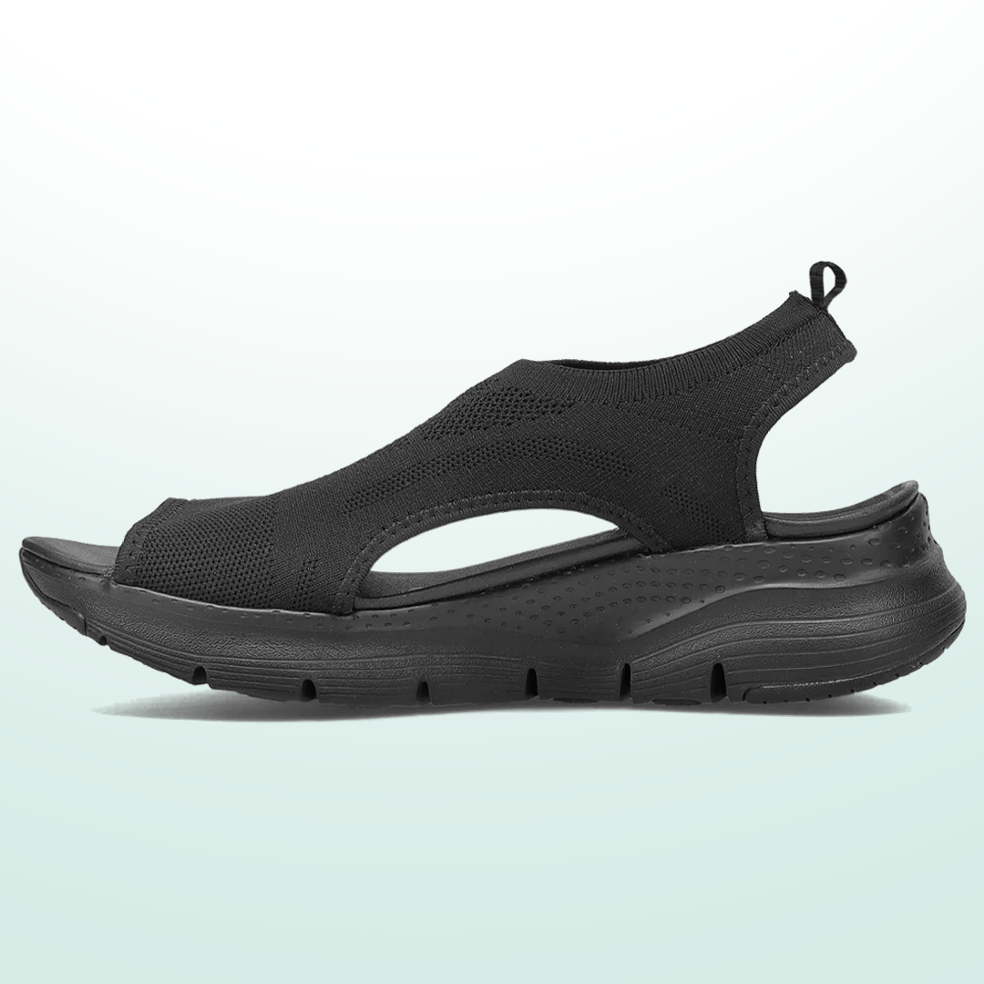 Sanavita Orthopädische Sandalen - Schwarz