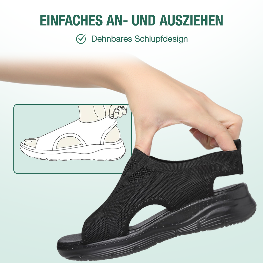 Sanavita Orthopädische Sandalen - Schwarz
