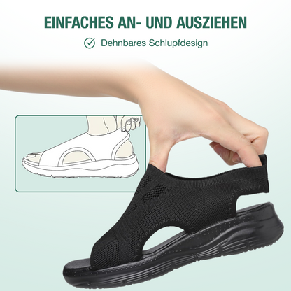 Sanavita Orthopädische Sandalen - Schwarz