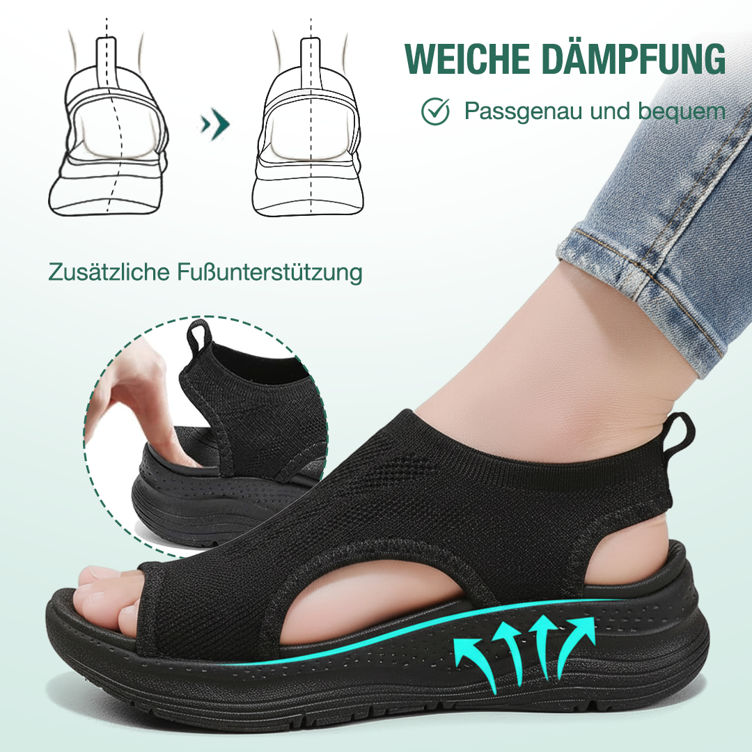 Sanavita Orthopädische Sandalen - Schwarz