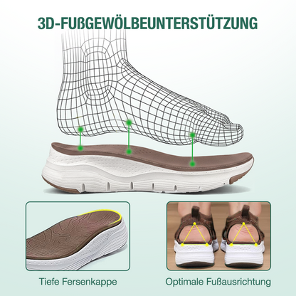 Sanavita Orthopädische Sandalen - Braun
