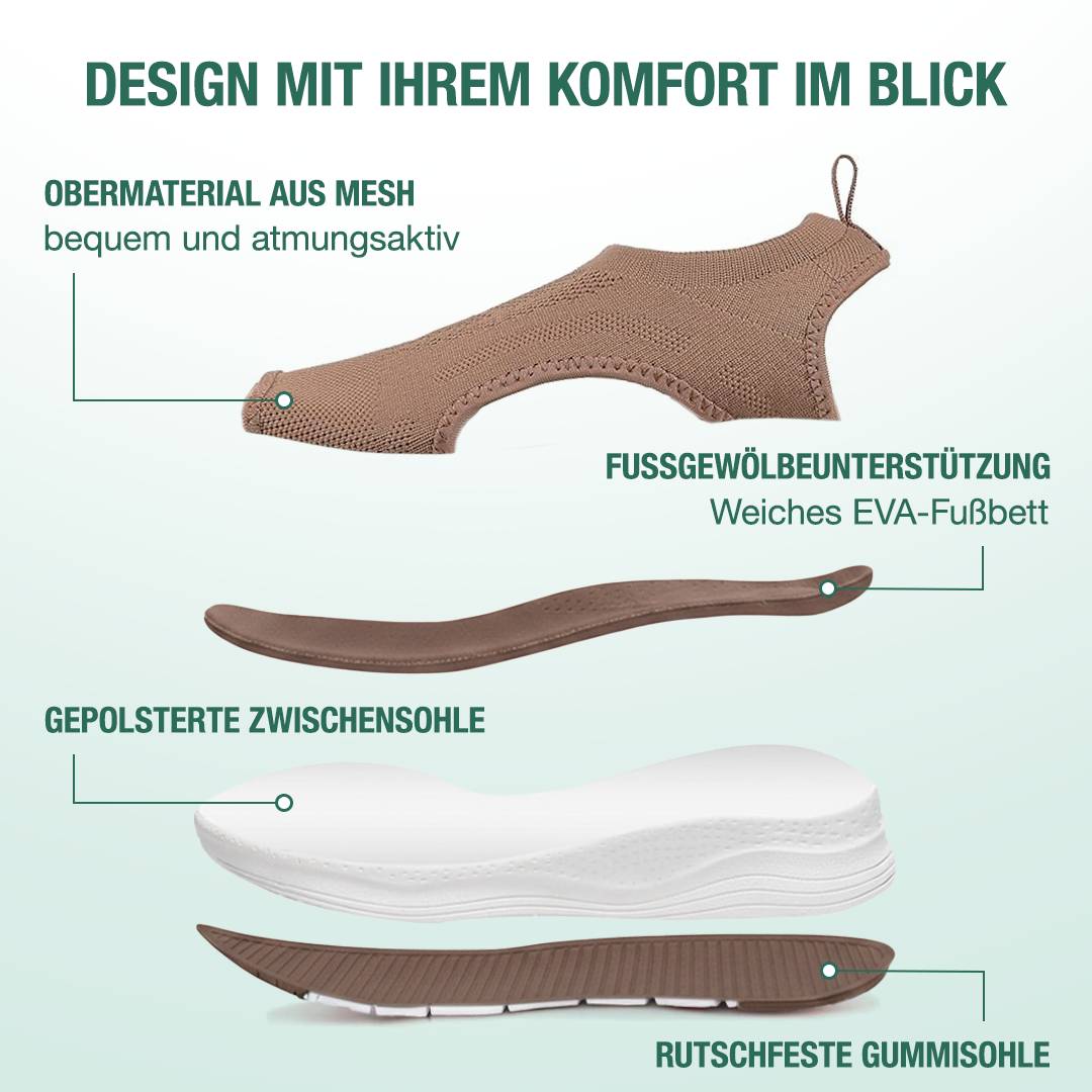 Sanavita Orthopädische Sandalen - Braun