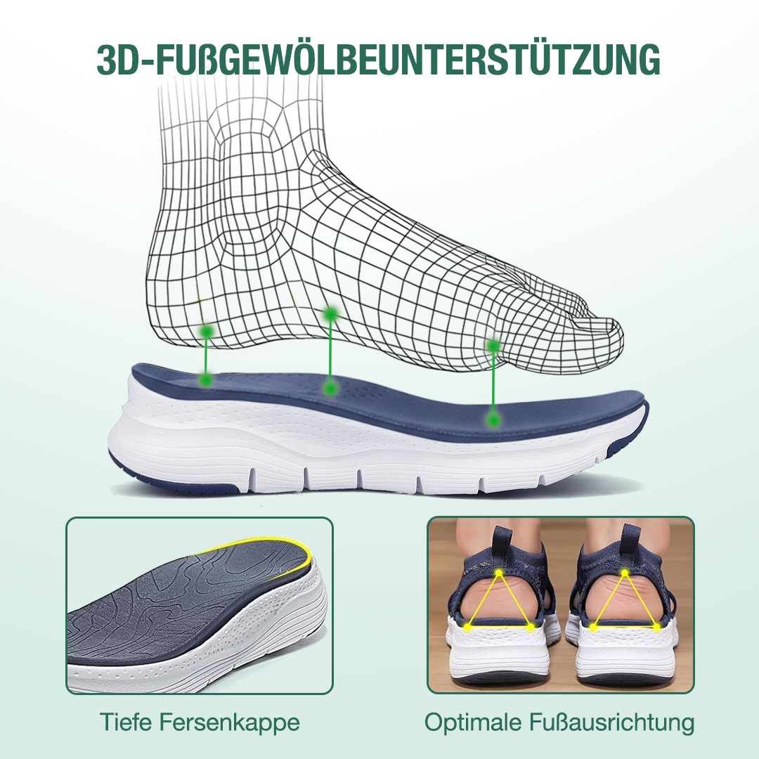 Sanavita Orthopädische Sandalen - Blau