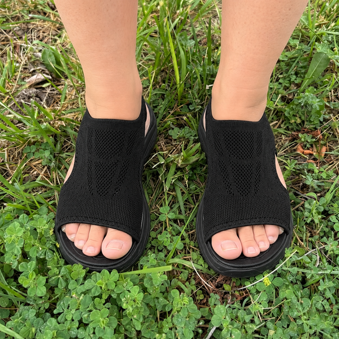Sanavita Orthopädische Sandalen - Schwarz