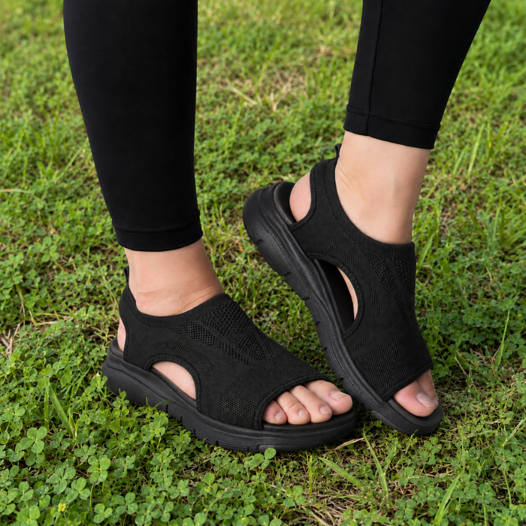 Sanavita Orthopädische Sandalen - Schwarz